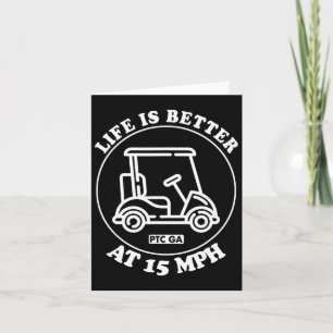 Das Leben ist besser mit 15 Mph PC Golf Cart Path Karte