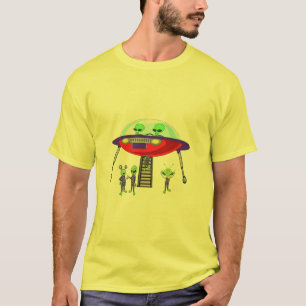 Das Leben ist besser mit Außerirdischen Funny Quir T-Shirt