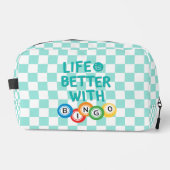 Das Leben ist besser mit Bingo Waschbeutel (Vorderseite)