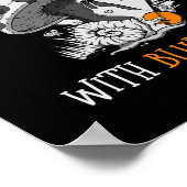 Das Leben ist besser mit Bluegrass für einen Banjo Poster (Ecke)