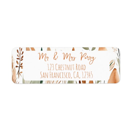 Das Leben ist besser mit Boho Vibes - Rücksendeadr (Vorne)