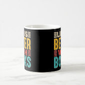 Das Leben ist besser mit Büchern schwarzer Becher Kaffeetasse (Mittel)