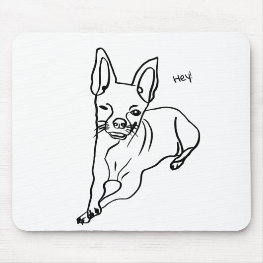 Das Leben ist besser mit Chihuahua Mousepad (Vorne)