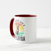 Das Leben ist besser mit Chihuahua Tasse (Vorderseite Links)