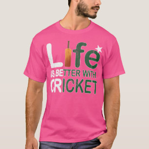 Das Leben ist besser mit Cricket Fan Pakistan T-Shirt