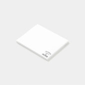 Das Leben ist besser mit Delphinen cooler Herzschl Post-it Klebezettel (angewinkelt)