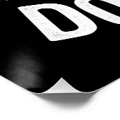 Das Leben ist besser mit Delphinen Poster (Ecke)
