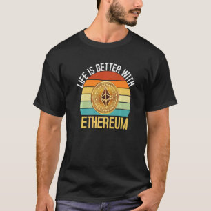 Das Leben ist besser mit dem ätherischen Krypto T-Shirt