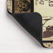 Das Leben ist besser mit dem Beagle Dog Blanket, Mousepad (Ecke)