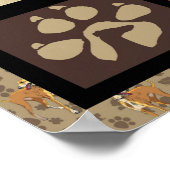 Das Leben ist besser mit dem Beagle Dog Blanket, Poster (Ecke)