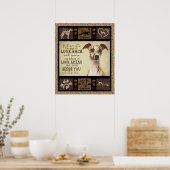 Das Leben ist besser mit dem Beagle Dog Blanket, Poster (Küche)