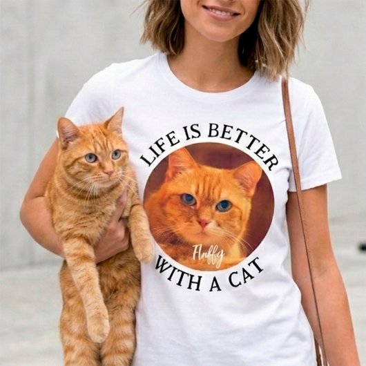 Das Leben ist besser mit dem benutzerdefinierten F T-Shirt