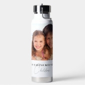 Das Leben ist besser mit dem Foto deiner Kinder Trinkflasche (Links)