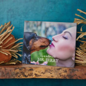 Das Leben ist besser mit dem Hundnamen des benutze Fotoplatte (Seite)