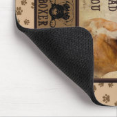 Das Leben ist besser mit der Boxer Fleece Blanket, Mousepad (Ecke)