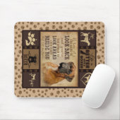 Das Leben ist besser mit der Boxer Fleece Blanket, Mousepad (Mit Mouse)