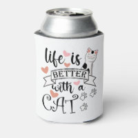 Das Leben ist besser mit einem Cat-Anführungsmotto