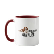 Das Leben ist besser mit einem Cavalier-Mug
