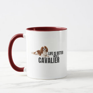 Das Leben ist besser mit einem Cavalier-Mug Tasse