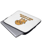 Das Leben ist besser mit einem Cavapoo - Funny Dog Laptopschutzhülle (Vorne Knopf)