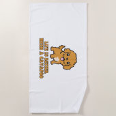 Das Leben ist besser mit einem Cavapoo - Funny Dog Strandtuch (Vorderseite)