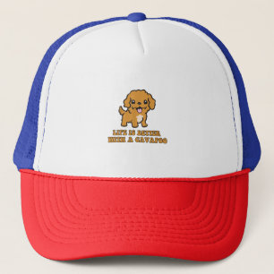 Das Leben ist besser mit einem Cavapoo - Funny Dog Truckerkappe