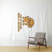 Das Leben ist besser mit einem Cavapoo - Funny Dog Wandteppich (Beispiel (Horizontal))