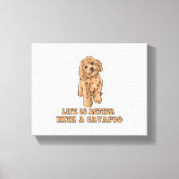 Das Leben ist besser mit einem Cavapoo - Funny Hun