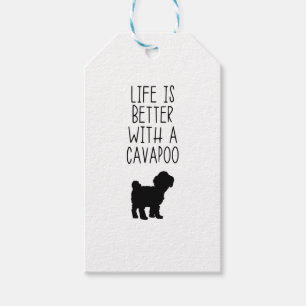 Das Leben ist besser mit einem Cavapoo Geschenkanhänger