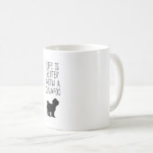 Das Leben ist besser mit einem Cavapoo Kaffeetasse (VorderseiteRechts)