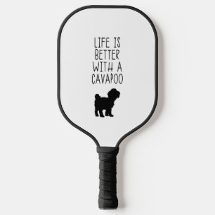 Das Leben ist besser mit einem Cavapoo Pickleball Schläger