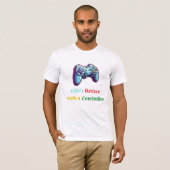 Das Leben ist besser mit einem Controller T-Shirt (Vorne ganz)