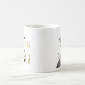 Das Leben ist besser mit einem Deerhound-Geschenk Kaffeetasse (Mittel)