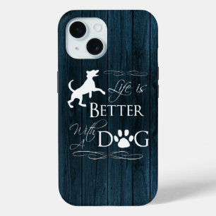 Das Leben ist besser mit einem Dog iPhone Case - B