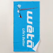 Das Leben ist besser mit einem feuchten Handtuch (Vorderseite)