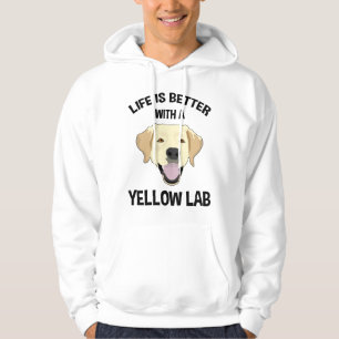 Das Leben ist besser mit einem Gelbe Labrador Hoodie