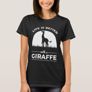 Das Leben ist besser mit einem Giraffe Safari Afri T-Shirt