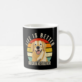 Das Leben ist besser mit einem Golden Retriever, H Kaffeetasse