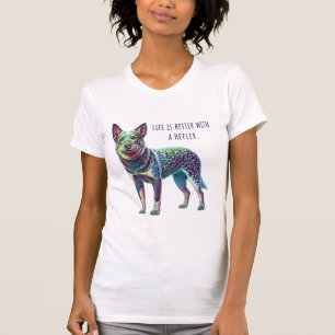 Das Leben ist besser mit einem Heeler T-Shirt