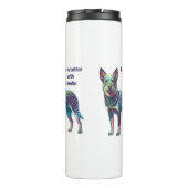 Das Leben ist besser mit einem Helfer Thermosbecher (Rückseite)