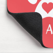 Das Leben ist besser mit einem Hund - Hundeliebhab Mousepad (Ecke)