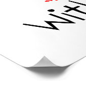 Das Leben ist besser mit einem Hund - Hundeliebhab Poster (Ecke)