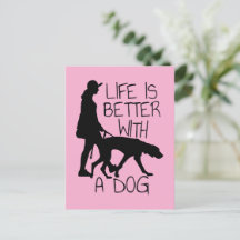 Das Leben ist besser mit einem Hund - Hundeliebhab