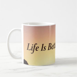 Das Leben ist besser mit einem Hund, Jungen und So Kaffeetasse