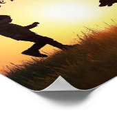 Das Leben ist besser mit einem Hund, Jungen und So Poster (Ecke)