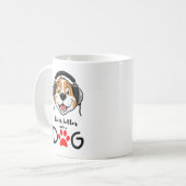 Das Leben ist besser mit einem Hund Kaffeetasse (Vorderseite Links)