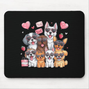 Das Leben ist besser mit einem Hund Lustiger Hunde Mousepad
