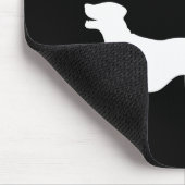 Das Leben ist besser mit einem Hund Mousepad (Ecke)