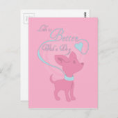 Das Leben ist besser mit einem Hund Postkarte (Vorne/Hinten)