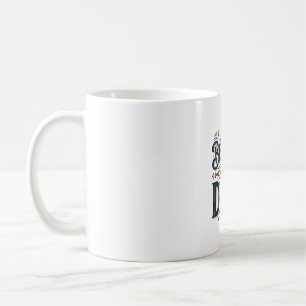 Das Leben ist besser mit einem Hund Vintage Gravur Kaffeetasse